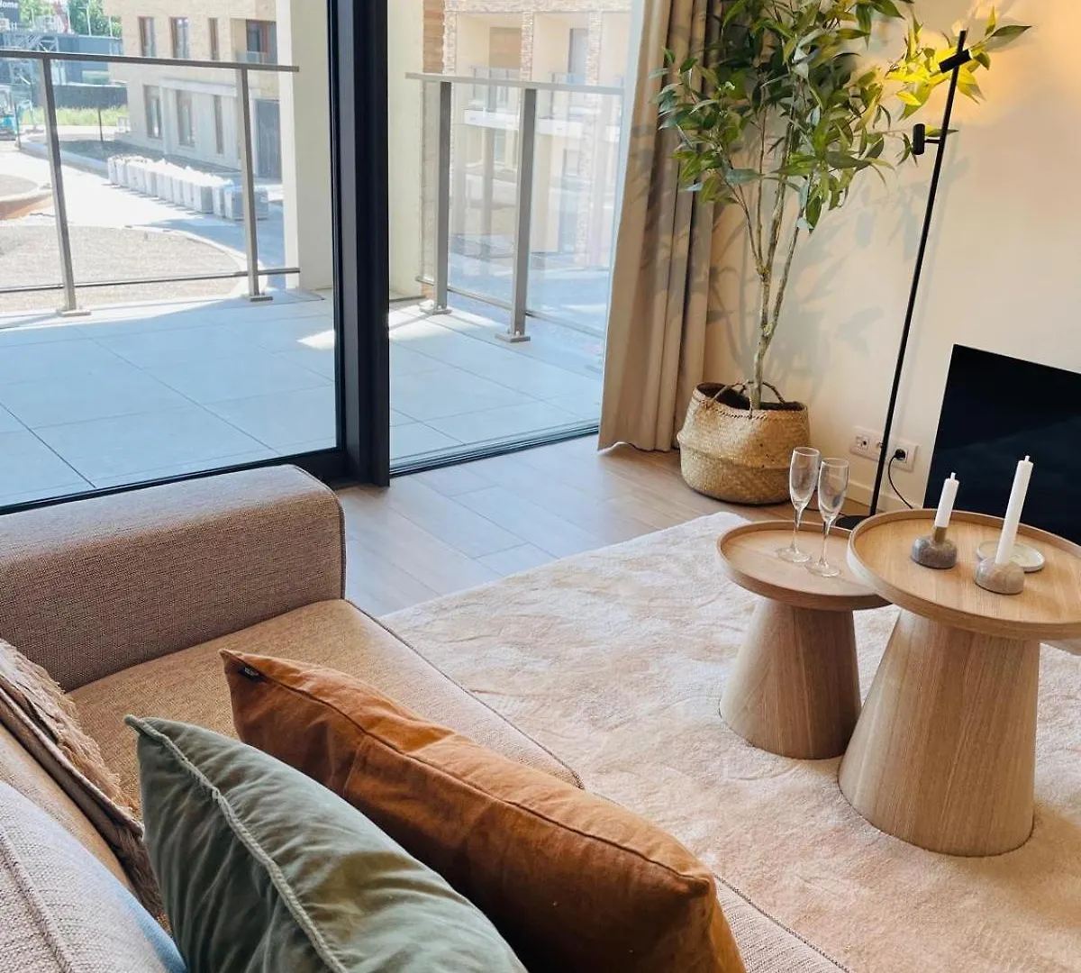 Studio Bubbles By Bloss, Familieappartement Met Terras Ostende Belgien